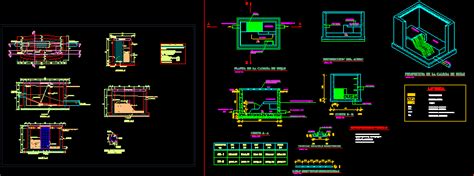 Planos De Camara De Rejas En Dwg Autocad Plantas Depuradoras