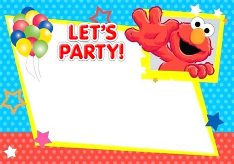 Elmo Birthday Card Template Mightyprintingdeals