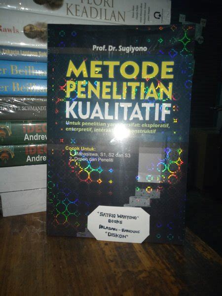 Jual Metode Penelitian Kualitatif Prof Dr Sugiyono Alfabeta 2017