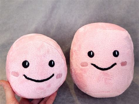 Marshmallow Plush Set Pink White Kawaii Plush Toys - Etsy