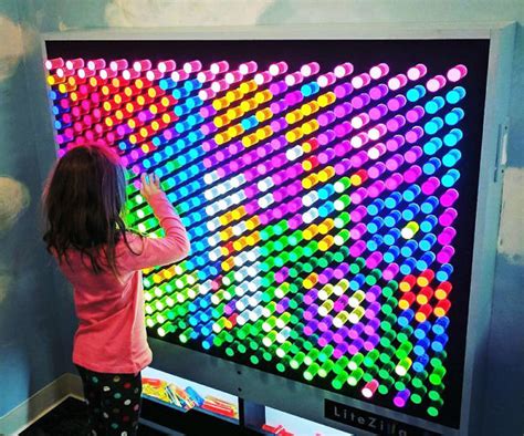 Giant Lite Brite Wall