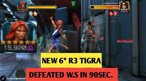 New 6 R3 Tigra Defeated The Winter Soldier In 90sec In Mcoc Marvel Contest Of Champions