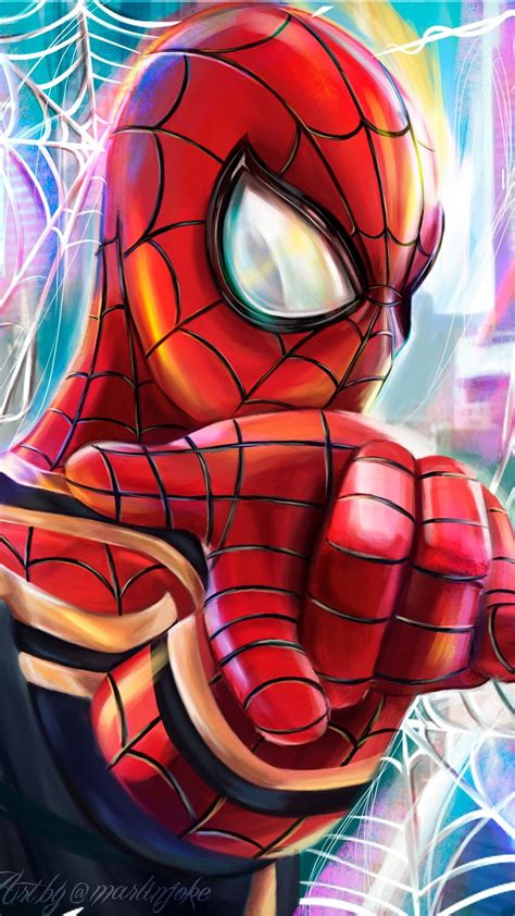 Spiderman Paint Art Dibujo De Los Vengadores Fondo De Pantalla Del