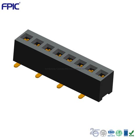 Right Angle Pin Header Mm Female Header Smt Pcb Connector Pin