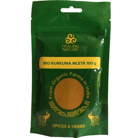 Bio Kurkuma Mielona 100 G Healing Nature AjurShop