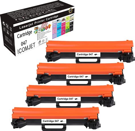 047 Black Toner Cartridge 2 Pack Compatible For Canon Crg