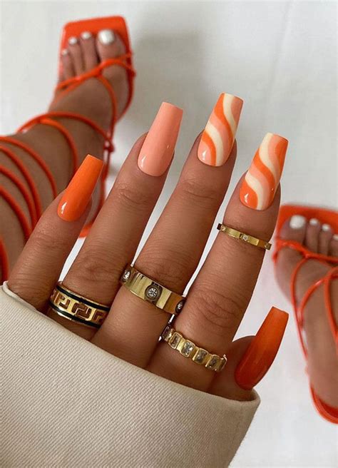 Tuyển Chọn 200 Mẫu Nail Designs Orange được Yêu Thích Nhất