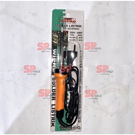 Jual Solder Listrik Watt W W V Wipro Sll Shopee Indonesia