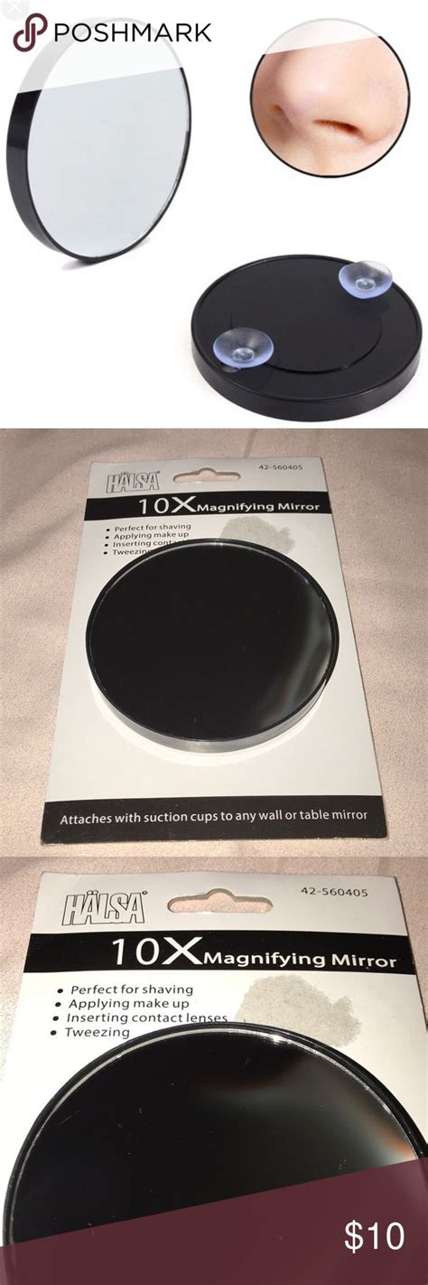Nwt 10X Magnifying Mirror | Magnifying mirror, Magnifier, Halsa