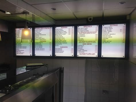 LED Menu in Cannock | illusion Sign Makers In Birmingham