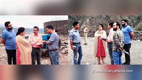 Dc Reasi Babila Rakwal Conducts Site Visit To Inspect Progress Of Water