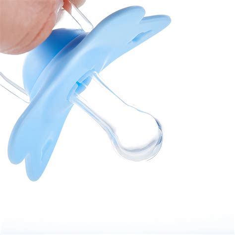 Детская силиконовая соска с крышкой в форме бабочки, круглая и плоская ...