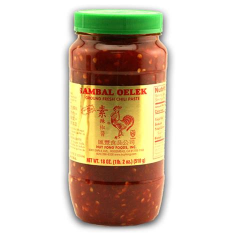 Buy Huy Fong Foods Sambal Oelek Ground Fresh Chili Paste Gm