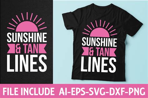 Sunshine And Tan Lines Graphic By Shopdrop · Creative Fabrica