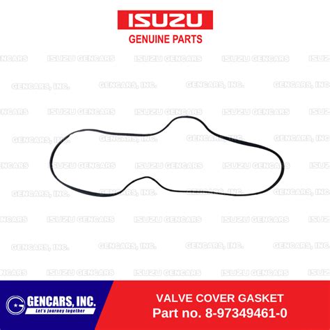 Isuzu Valve Cover Gasket For Crosswind 4JA1 Dmax 4JH1 2004 2006