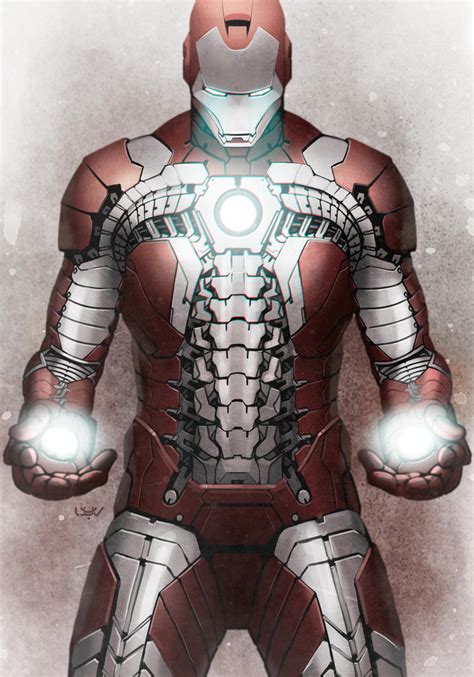 Comics Forever Iron Man Mark V Artwork By Yvan Quinet 2012