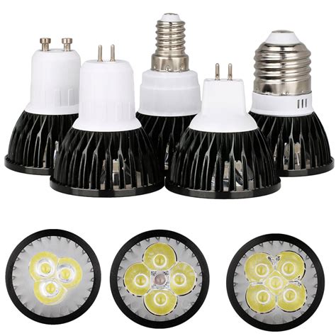 Dimmable LED SpotLight Bulbs E27 GU10 MR16 E14 GU5 3 9W 12W 15W Lamp