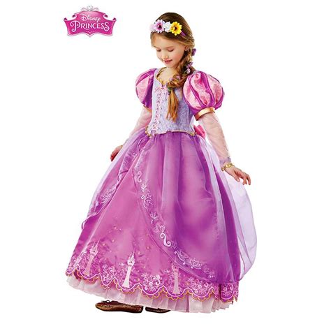 Costume Da Rapunzel Elegante Bambina