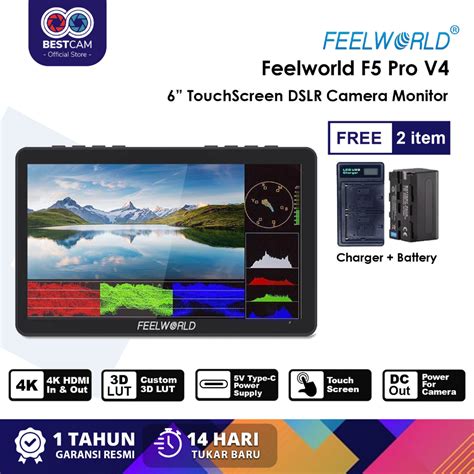 Jual Feelworld F Pro V Inch Touch Screen Dslr Camera Field Monitor