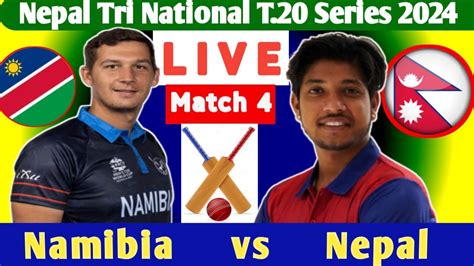 Namibia Vs Nepal I NAM Vs NEP 4th Match Nepal T20I Tri Series 2024