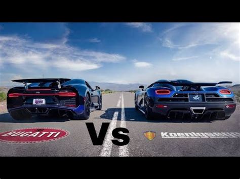 Bugatti Chiron SS Vs Koenigsegg One 1 Vs Regera Vs Agera RS 0 400 Km H