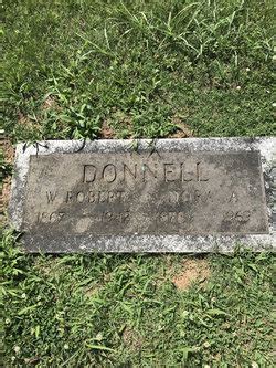 William Robert Donnell M Morial Find A Grave