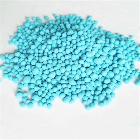 Rotary Granulation Blue Granular Compound Fertilizer Mgo For