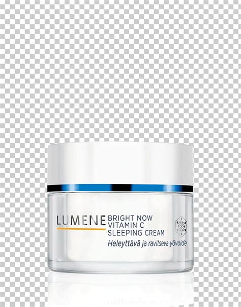 Lumene Bright Now Vitamin C Night Cream PNG Clipart Cream Face