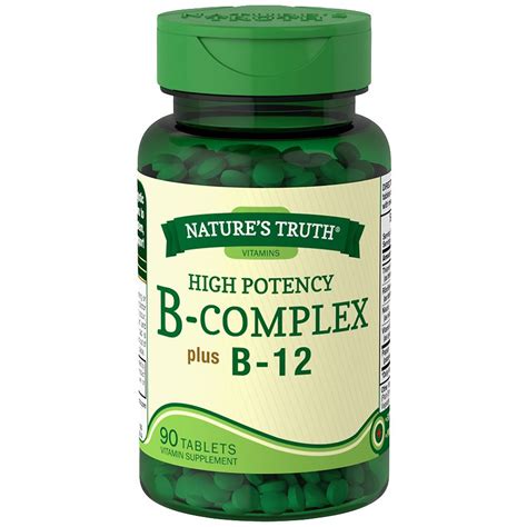 Natures Truth High Potency B Complex Plus B 12 Walgreens