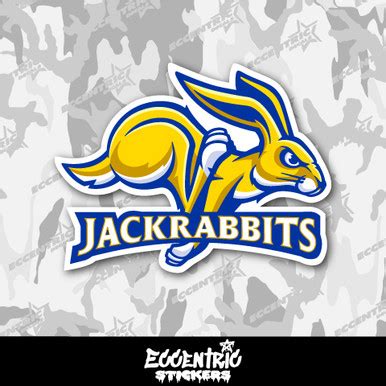 South Dakota State Jackrabbits Vinyl Sticker - Eccentric Stickers