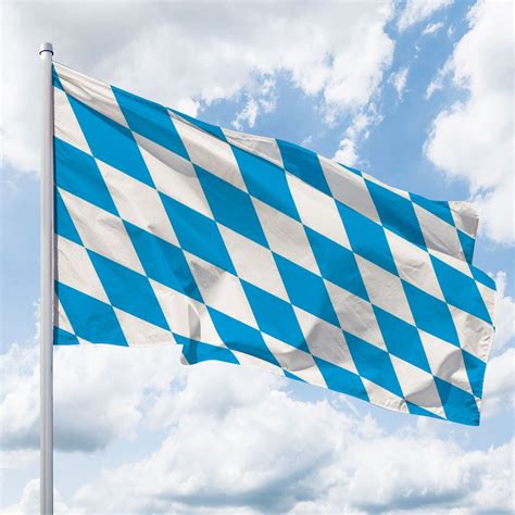 Bayern Flagge Ohne Wappen Raute Bei Deitert