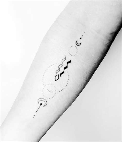 Unique And Gorgeous Aquarius Tattoos Design With Meaning