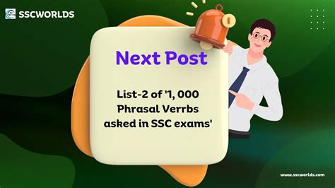 1000 Phrasal Verbs Asked In SSC Exams SSCWORLDS