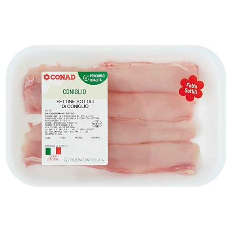 Conad Percorso Qualit Fettine Sottili Di Coniglio Conad