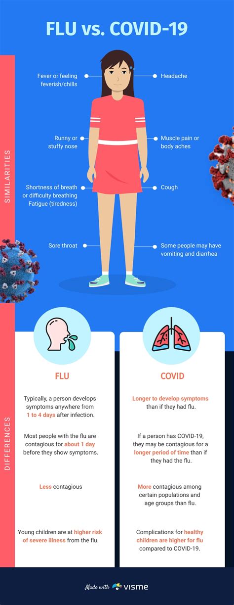 Flu Vs Covid Infographic Template Visme Hot Sex Picture