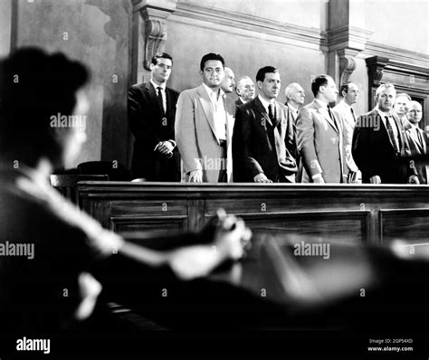 12 ANGRY MEN, (aka TWELVE ANGRY MEN), front row, Edward Binns, Jack ...