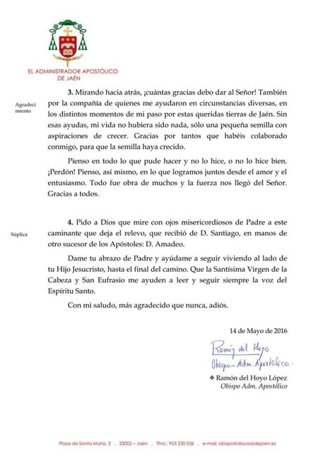 CARTA PASTORAL DEL ADMINISTRADOR APOSTÓLICO DE JAÉN PDF Descarga