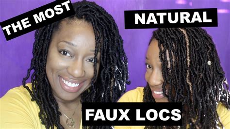 Easy Natural Faux Locs Crochet Method Bobbi Boss Nu Locs Youtube