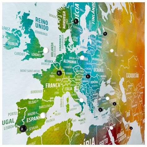 Imagem Mostra O Mapa Para Marcar Viagens Viagema Nossos Posters E