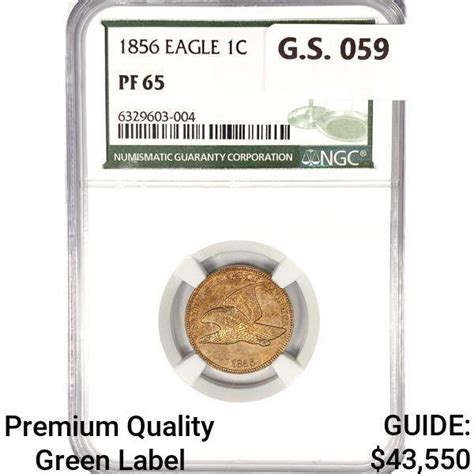 1856 Flying Eagle Cent Ngc Pf65 Auction