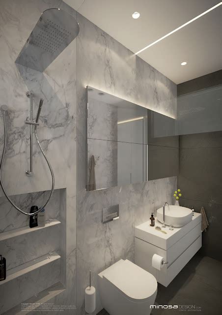 Minosa Modern Monochrome Bathroom Design