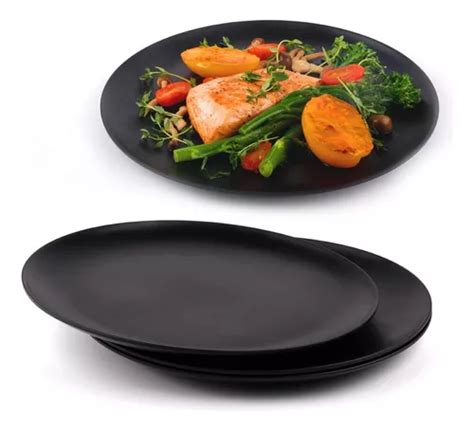 Set Platos Redonda Cm Pz Ensalada Bamb Env O Gratis