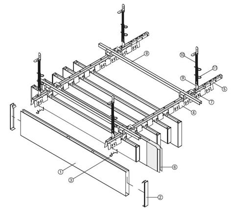 Baffles Linear Ceilings Tavola™ Levels Aluminium Or Steel