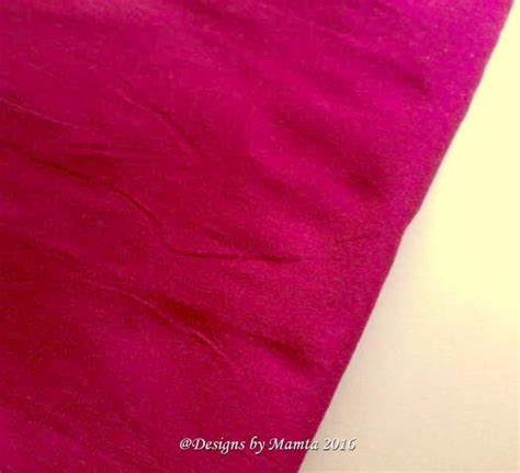 Cranberry Red Dupioni Silk Fabric By The Yard Indian Fabrics