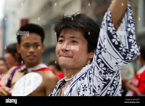 Marchers With Gay Asian And Pacific Islander Men Of New York At The 2010 Gay Pride Parade In New