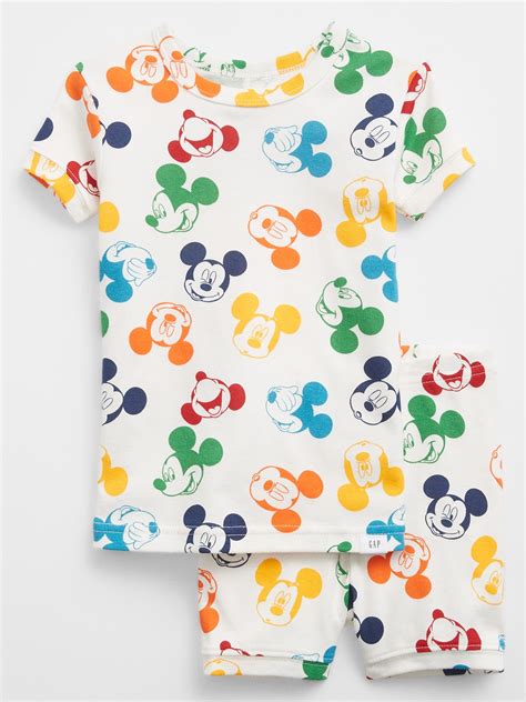 Babygap Disney Mickey Mouse Organic Cotton Pj Set Gap Factory