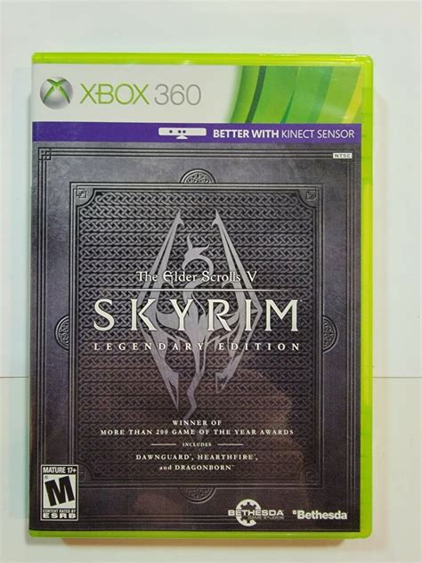 The Elder Scrolls V Skyrim Legendary Edition Xbox 360 93155160019 Ebay