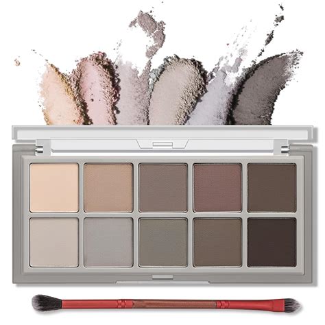 Amazon Erinde 10 Colors Nude Eyeshadow Palette Taupe Brown Mavue Matte Eye Shadow Palette