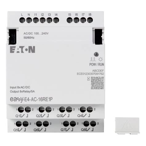 197515 EASY E4 AC 16RE1P Eaton Relé de control Eaton Easy 8 entradas