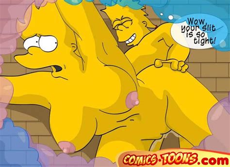 Rule 34 Bart Simpson Color Comics Toons Female Human Lisa Simpson Male Sex Straight The